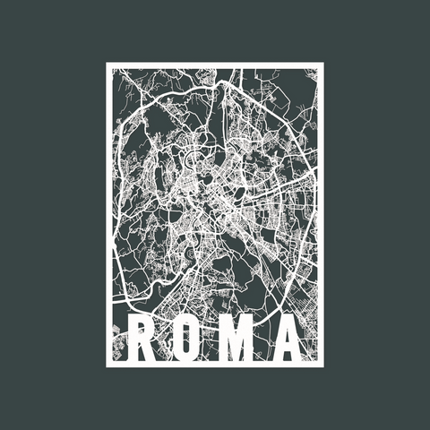 ROM Stadtplan aus Holz