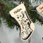 Stiefel - Personalisierter Holz-Weihnachtsanhänger