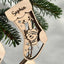 Stiefel - Personalisierter Holz-Weihnachtsanhänger