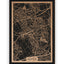 Stadtplan Herten aus Holz – Wandbild in Eiche ohne Rahmen