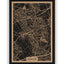 Stadtplan Herten aus Holz – Wandbild in Natur ohne Rahmen