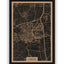 Stadtplan Landau aus Holz – Wandbild in Natur ohne Rahmen