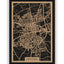 Stadtplan Lippstadt aus Holz – Wandbild in Natur ohne Rahmen