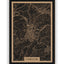 Stadtplan Pirmasens aus Holz – Wandbild in Natur ohne Rahmen