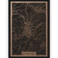 Stadtplan Pirmasens aus Holz – Wandbild in Nussbaum ohne Rahmen
