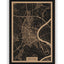 Stadtplan Speyer aus Holz – Wandbild in Natur ohne Rahmen