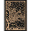 Stadtplan Wesel aus Holz – Wandbild in Natur ohne Rahmen